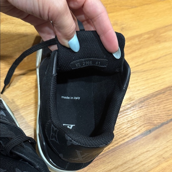 Louis Vuitton Monogram Black Sneakers
